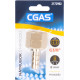 CGAS nozzle, for gas, one-way, thread G G3/8"-LH, with nut