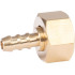 Airtool nozzle, one-way, thread G1/2"-LH, with nut, for air