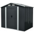 Māja dārza inventāra glabāšanai Strend Pro, metāls, antracīts, 226x162x206 cm