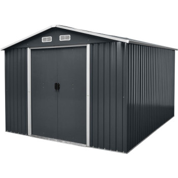 House Strend Pro, garden, sheet metal, anthracite, 291x291x214 cm