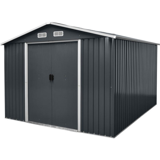 House Strend Pro, garden, sheet metal, anthracite, 291x291x214 cm House Strend Pro, garden, sheet metal, anthracite, 291x291x214 cm