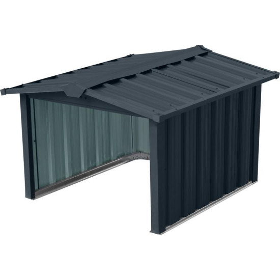 Место Strend Pro для газонокосилки-робота, гараж, металл, антрацит, 68x88x60 см