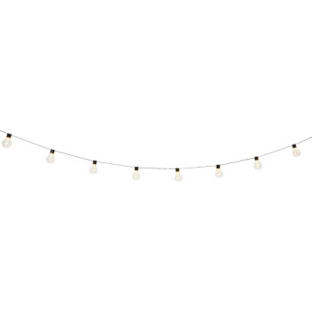 Цепочка Strend Pro Garden, лампочки, солнечная батарея, 10x LED, 2,7+3 м