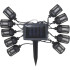 Цепочка Strend Pro Garden , фонари, солнечные батареи, 10x LED, 1,8+2 м