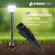 Strend Pro Garden светильник, цепь, забор, 2x солнечные лампы, 1x светодиод, 16,5x16,5x71,5 см