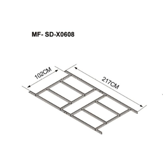 Floor construction for the house Strend Pro, 102x217 cm Floor construction for the house Strend Pro, 102x217 cm