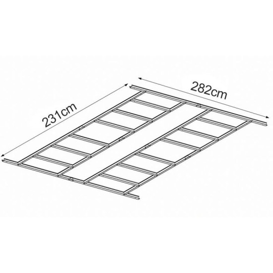 Floor construction for the house Strend Pro, 231x282 cm Floor construction for the house Strend Pro, 231x282 cm