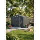 Strend Pro garden shed, sheet metal, anthracite, 301x236x214 cm