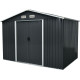 Strend Pro garden shed, sheet metal, anthracite, 301x236x214 cm