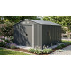 Strend Pro garden shed, sheet metal, anthracite, 301x367x214 cm