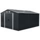 Strend Pro garden shed, sheet metal, anthracite, 301x367x214 cm