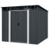 Садовый домик Strend Pro, листовой металл, антрацит, 238x193x202 см