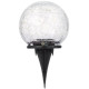 Strend Pro Garden Crackles lampa, saules, LED, 10x19 cm