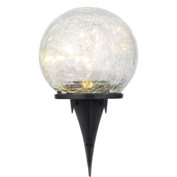 Светильник Strend Pro Garden Crackles, солнечный, светодиодный, 10x19 см