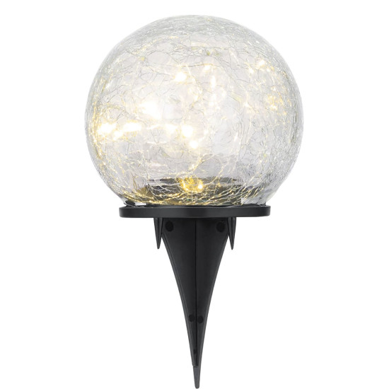 Strend Pro Garden Crackles lampa, saules, LED, 10x19 cm