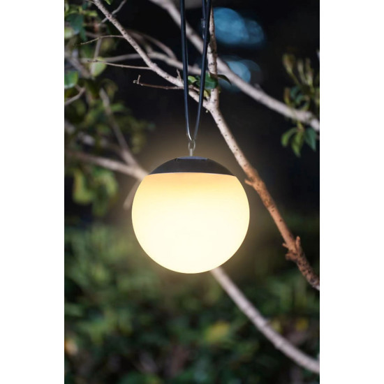 Светильник Strend Pro Garden Glob, на солнечной батарее, 1xLED, 10 см