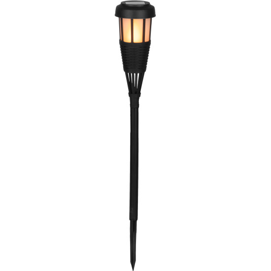 Светильник Strend Pro Garden, фонарик, на солнечной батарее, черный, 6 светодиодов, 7,5x51 см
