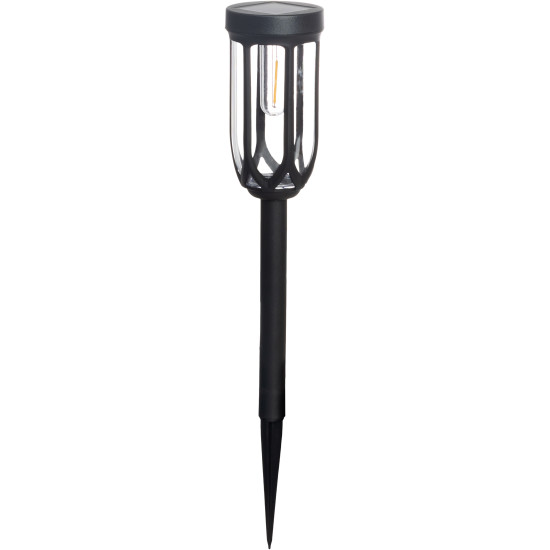 Strend Pro Garden Elis lamp, solar, black, LED, 7.5x42 cm