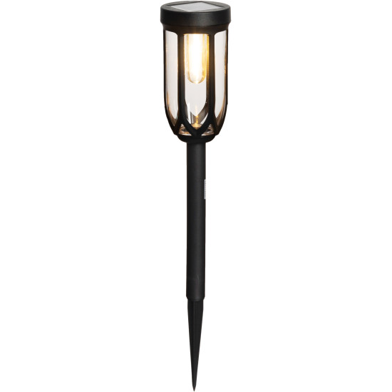 Strend Pro Garden Elis lamp, solar, black, LED, 7.5x42 cm