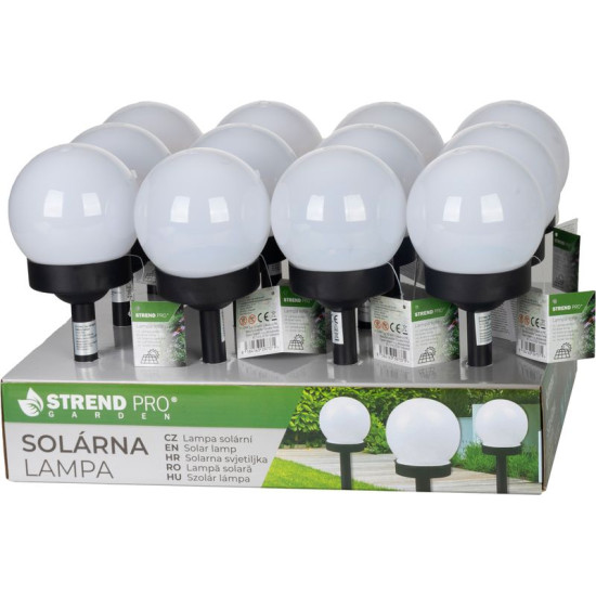 Светильник Strend Pro Garden Rainbow, на солнечной батарее, цветной, светодиодный, 10x34 см