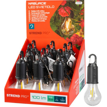 Bulb Strend Pro, кемпинг, светодиод, 100 lm, 400 mAh, USB-C зарядка, фонарик, 12 экземпляров из продажи