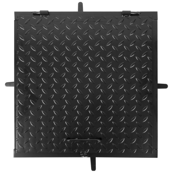 Канализационный люк MC60, 500x500 мм,  черный, макс. 150 кг