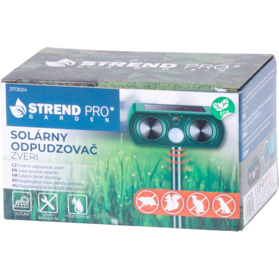 Репеллент Strend Pro, ультразвуковой, для животных, солнечный, 145х95х395 мм