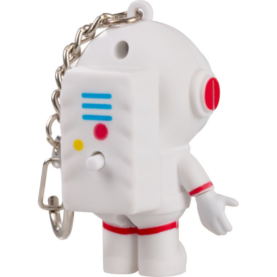 Strend Pro Брелок-лампа, брелок, подвеска со звуком, ракета/НЛО/космонавт/космический корабль, светодиод 5 лм, Sellbox 24 шт.