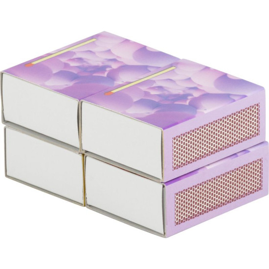 Matches KM, safety, 55 mm, 100 pcs/pack, pack. 4 pcs