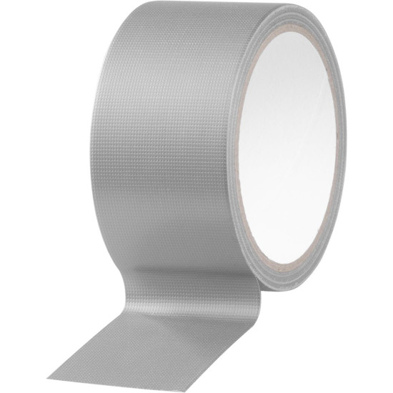 Strend Pro tape, 50 mm, L-10 m, textile, adhesive, gray