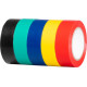 Tape Strend Pro, 19 mm, L-10 m, PVC, max. 80°C, 600V, insulating, various colors, adhesive, pack of 10 pcs.