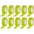 Tape Strend Pro, 19 mm, L-10 m, max. 80°C, 600V, green-yellow, insulating, adhesive, PVC, pack of 10 pcs.