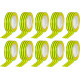 Tape Strend Pro, 19 mm, L-10 m, max. 80°C, 600V, green-yellow, insulating, adhesive, PVC, pack of 10 pcs.