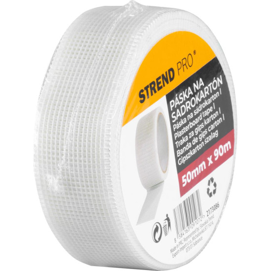 Strend Pro tape, 50 mm, L-90 m, for drywall