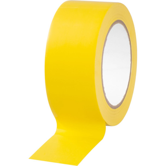 Tape Strend Pro, 50 mm, L-33 m, adhesive, yellow, PVC