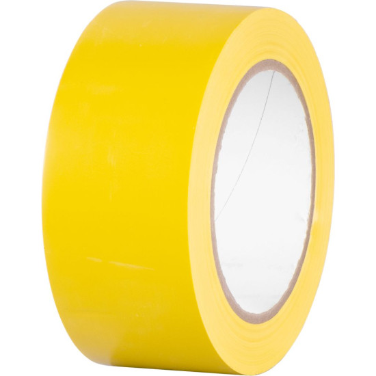 Tape Strend Pro, 50 mm, L-33 m, adhesive, yellow, PVC