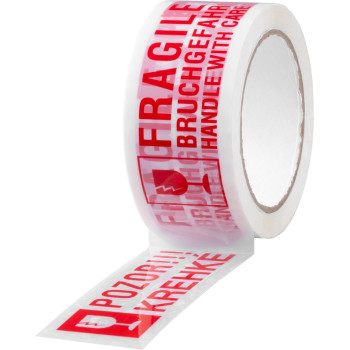Skočs Strend Pro, 50 mm, L-66 m, brīdinājums "BRĪDINĀJUMS FRAGILE/FRAGILE" Skočs Strend Pro, 50 mm, L-66 m, brīdinājums "BRĪDINĀJUMS FRAGILE/FRAGILE"