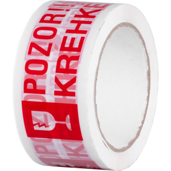 Skočs Strend Pro, 50 mm, L-66 m, brīdinājums "BRĪDINĀJUMS FRAGILE/FRAGILE"