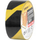 Tape Strend Pro, 50 mm, L-33 m, PVC, adhesive, warning, yellow/black