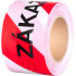 Strend Pro tape, 80 mm, L-250 m, warning, red/white "NO ENTRY"