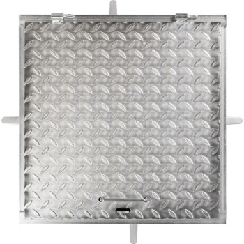 Крышка люка MC60, 600x600 мм, швеллер, оцинкованная, макс. 150 кг