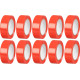 Strend Pro lente, 19 mm, L-10 m, maks. 80°C, 600V, sarkana, izolējoša, līmējoša, PVC, iepakojums. 10 gab