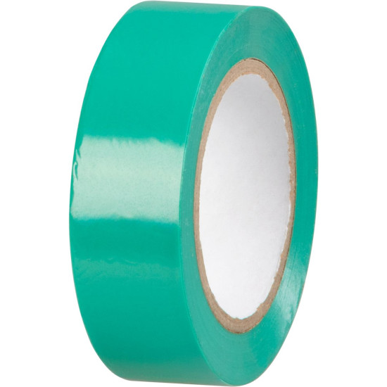 Strend Pro lente, 19 mm, L-10 m, maks. 80°C, 600V, zaļa, izolējoša, līmējoša, PVC, iepakojums. 10 gab Strend Pro lente, 19 mm, L-10 m, maks. 80°C, 600V, zaļa, izolējoša, līmējoša, PVC, iepakojums. 10 gab