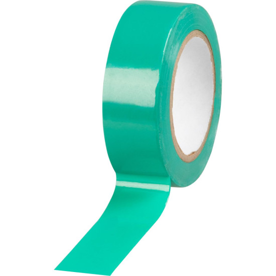 Strend Pro lente, 19 mm, L-10 m, maks. 80°C, 600V, zaļa, izolējoša, līmējoša, PVC, iepakojums. 10 gab Strend Pro lente, 19 mm, L-10 m, maks. 80°C, 600V, zaļa, izolējoša, līmējoša, PVC, iepakojums. 10 gab