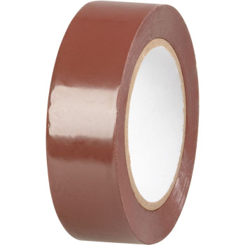 Strend Pro lente, 19 mm, L-10 m, maks. 80°C, 600V, brūna, izolējoša, līmējoša, PVC, iepakojums. 10 gab Strend Pro lente, 19 mm, L-10 m, maks. 80°C, 600V, brūna, izolējoša, līmējoša, PVC, iepakojums. 10 gab