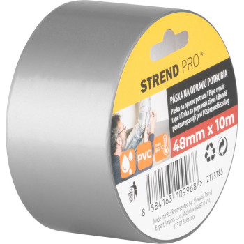 Strend Pro Tape, 48 mm, L-10 m, Pelēka, Cauruļu remonts, PVC Strend Pro Tape, 48 mm, L-10 m, Pelēka, Cauruļu remonts, PVC