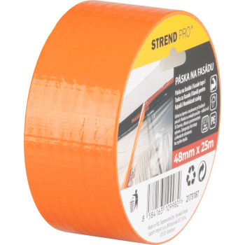 Strend Pro lente, 48 mm, L-25 m, oranža, fasādei Strend Pro lente, 48 mm, L-25 m, oranža, fasādei