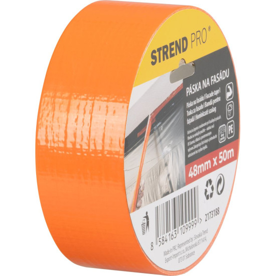 Lente Strend Pro, 48 mm, L-50 m, oranža, fasādei Lente Strend Pro, 48 mm, L-50 m, oranža, fasādei