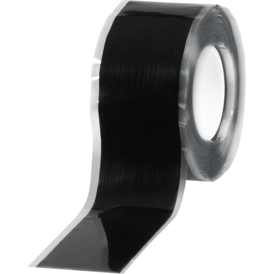 Strend Pro lente, 25 mm, L-3 m, melna, remonts, silikons, vulkanizējoša, daudzfunkcionāla Strend Pro lente, 25 mm, L-3 m, melna, remonts, silikons, vulkanizējoša, daudzfunkcionāla