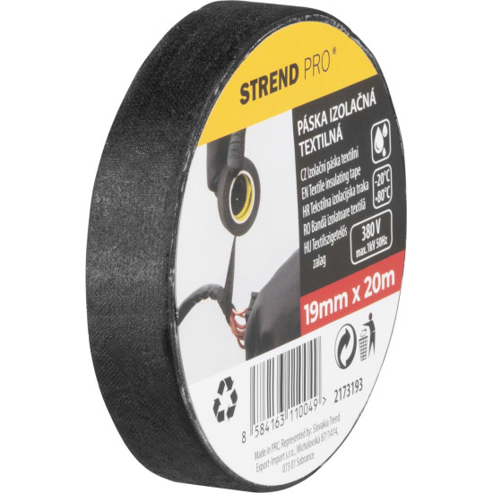 Strend Pro lente, 19 mm, L-20 m, izolējošs, tekstils